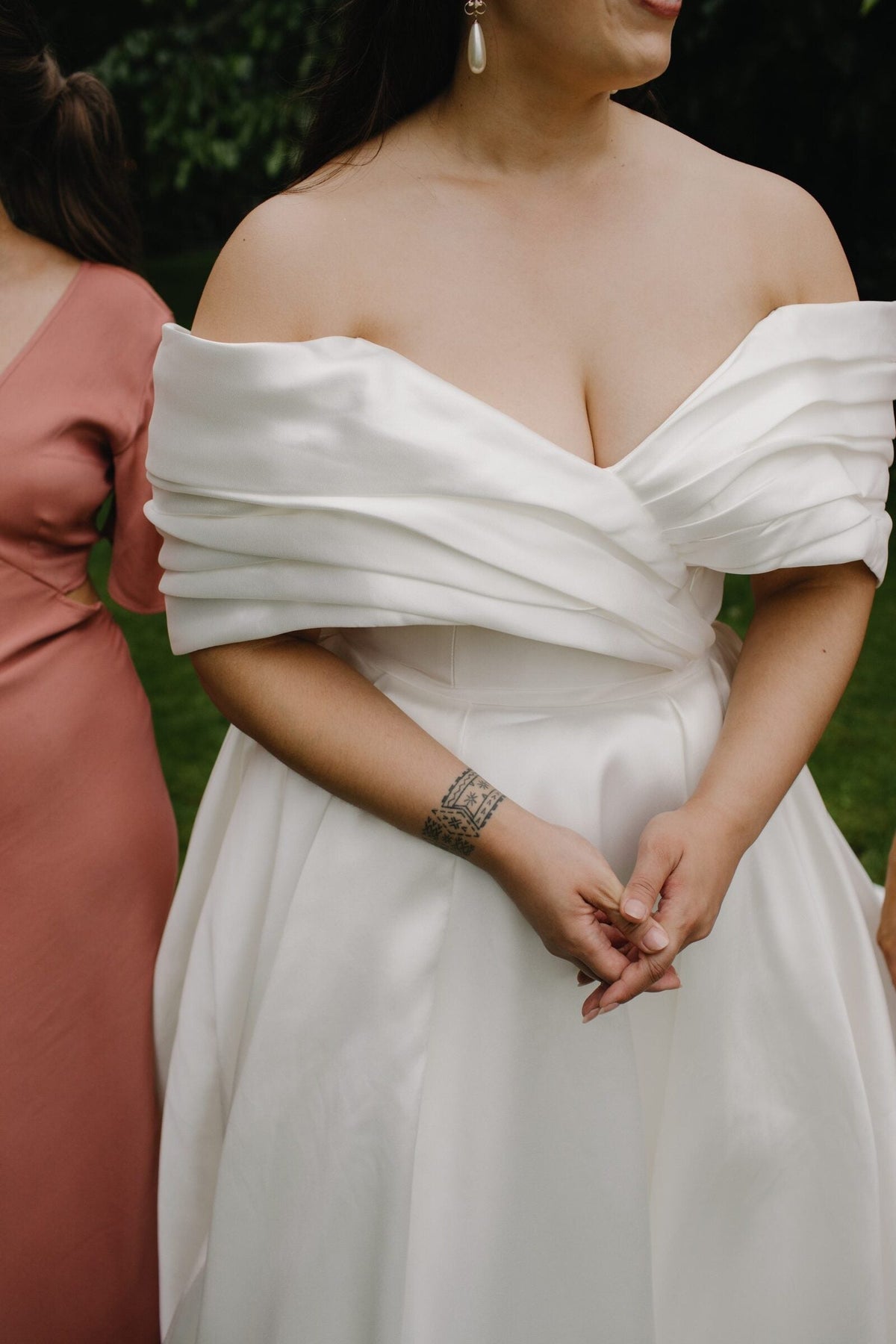 Isabella wearing a Hera Couture gown