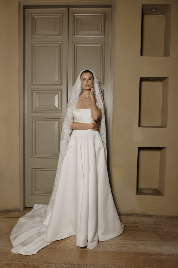 Crescent gown