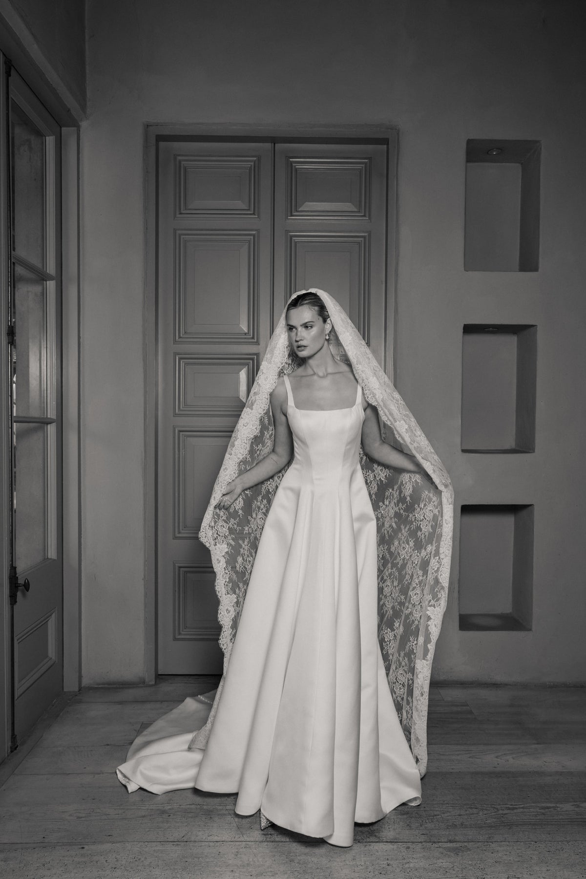 Crescent gown