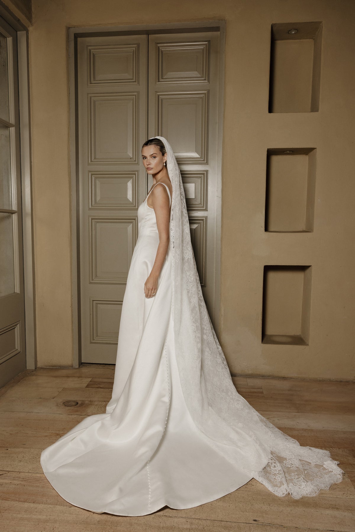 Crescent gown