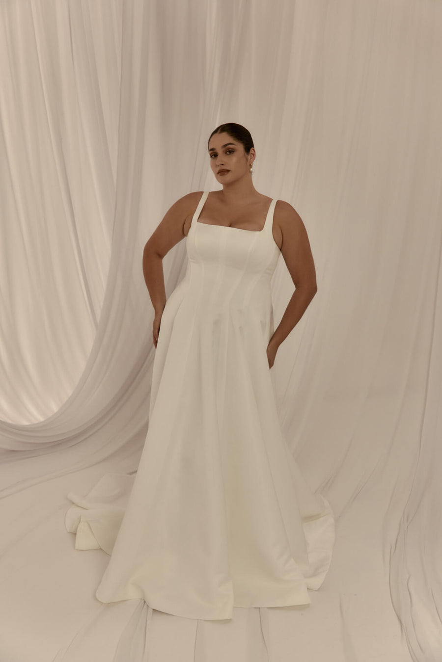 Crescent gown