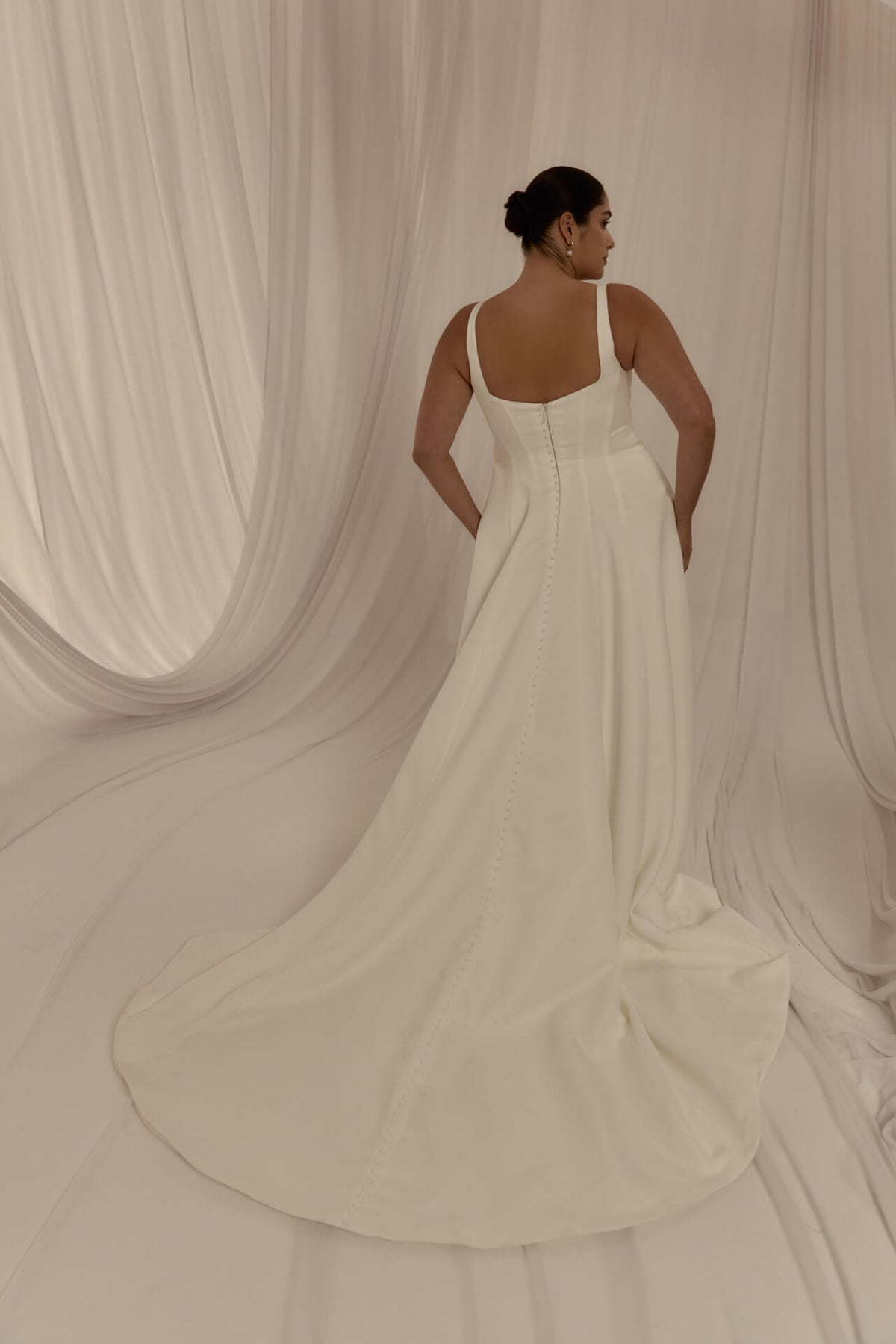 Crescent gown