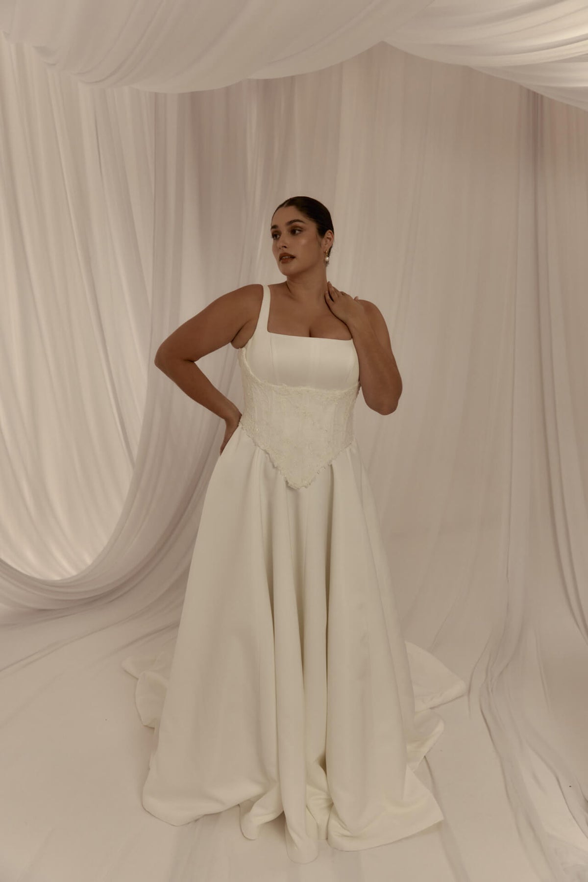 Crescent gown