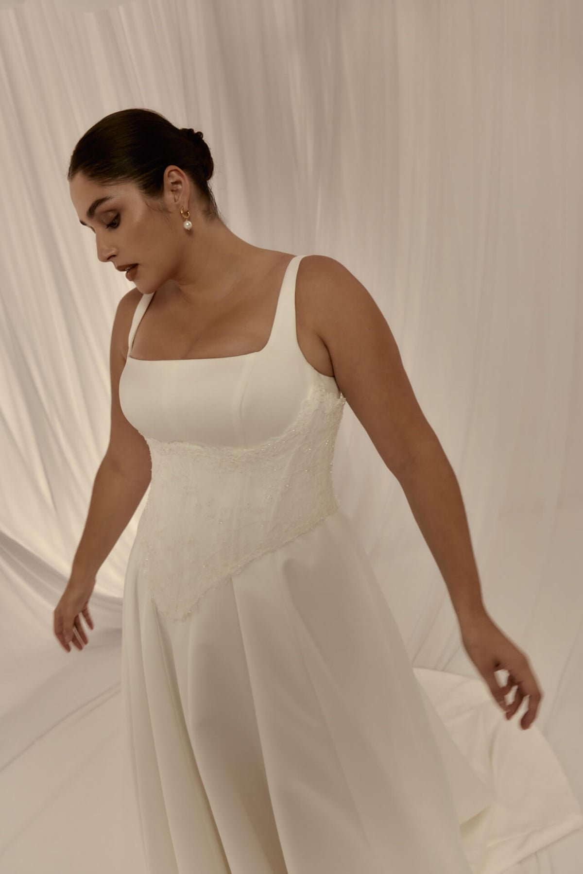Crescent gown