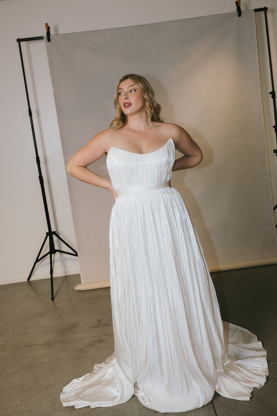 Helix Curve gown