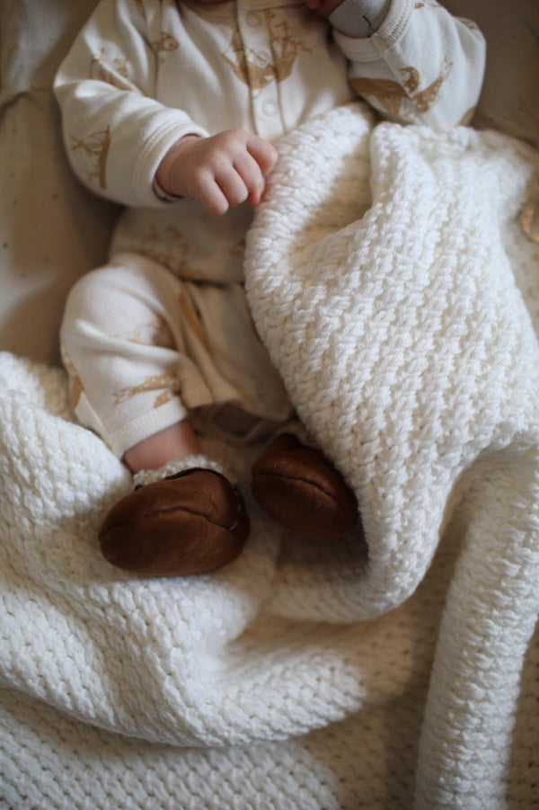 Eden Merino Wool Wrap x Baby Blanket