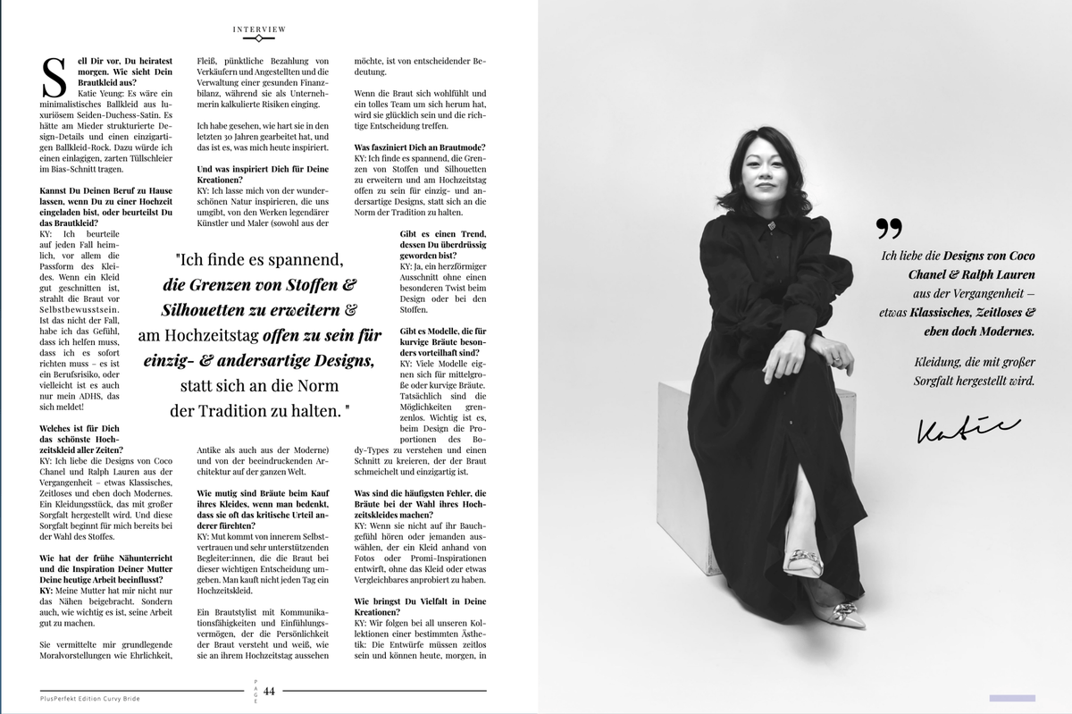 PlusPerfekt - Hera Couture on the cover
