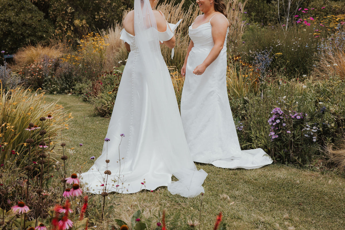 Alivia and Em — Hera Couture real bride