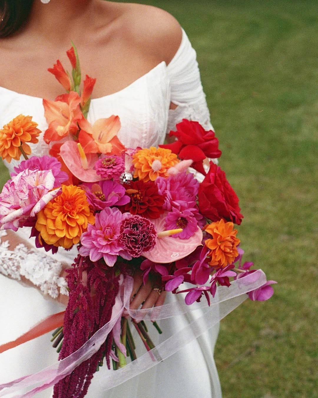 Coral and Penelope — Hera Couture real bride