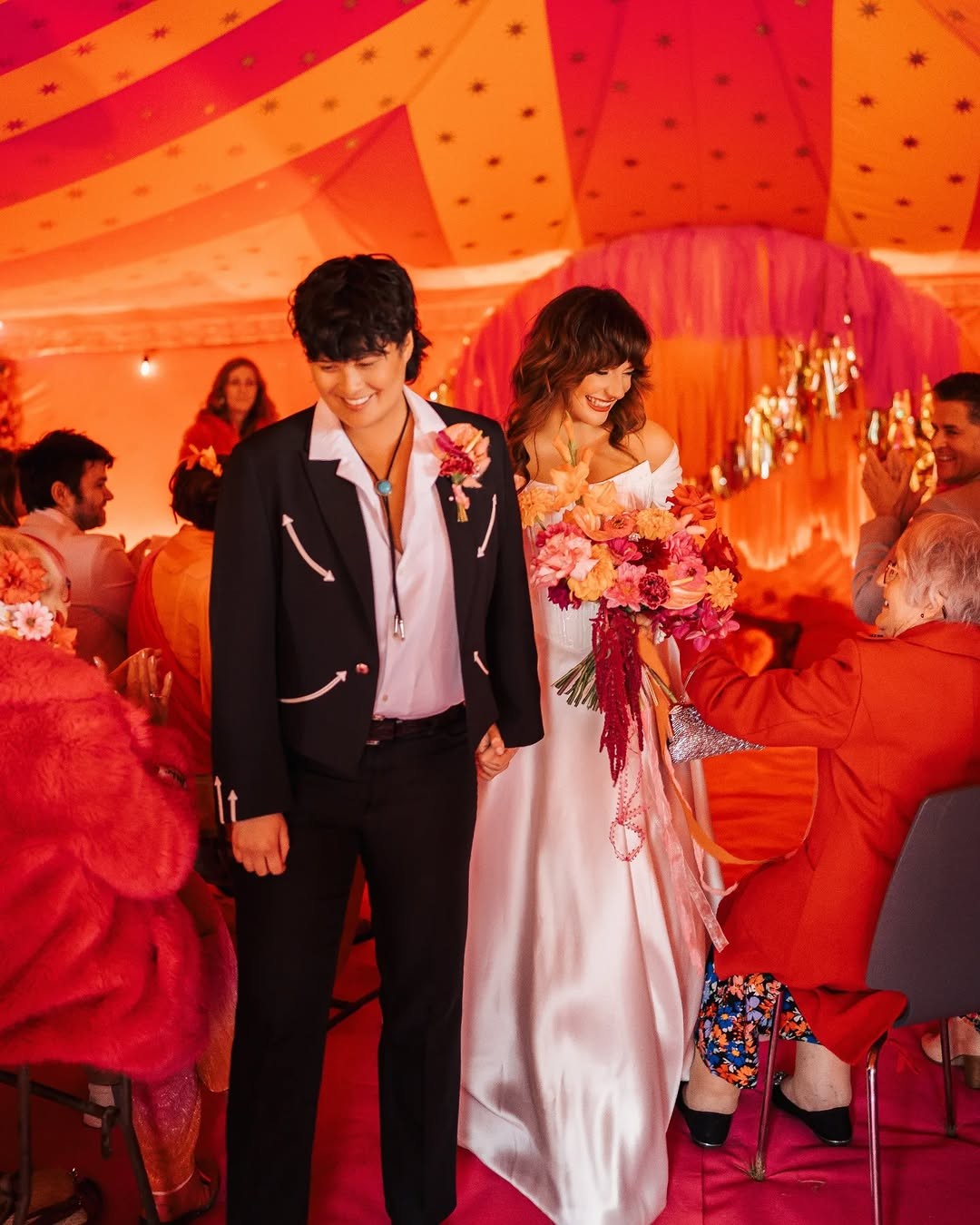 Coral and Penelope — Hera Couture real bride