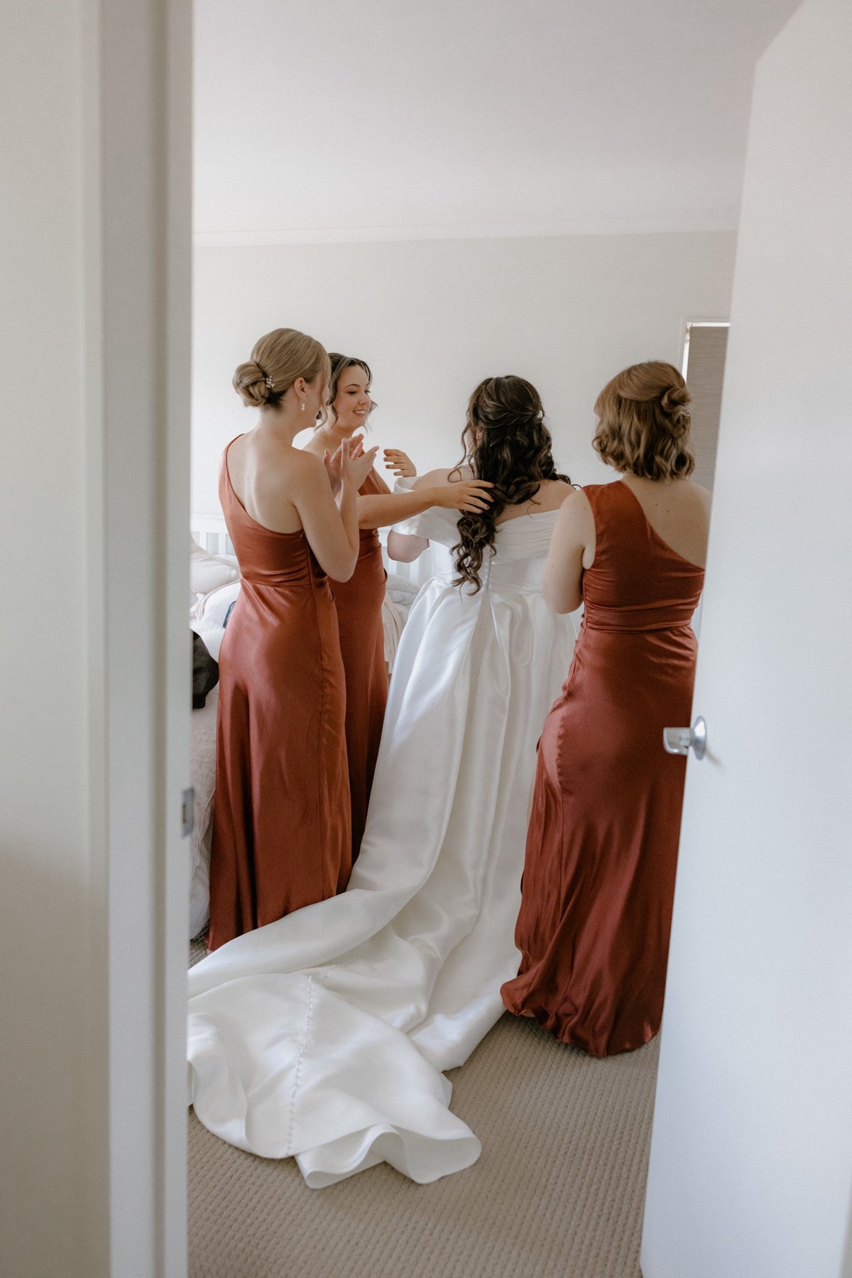 Fran and Andrew — Hera Couture real bride