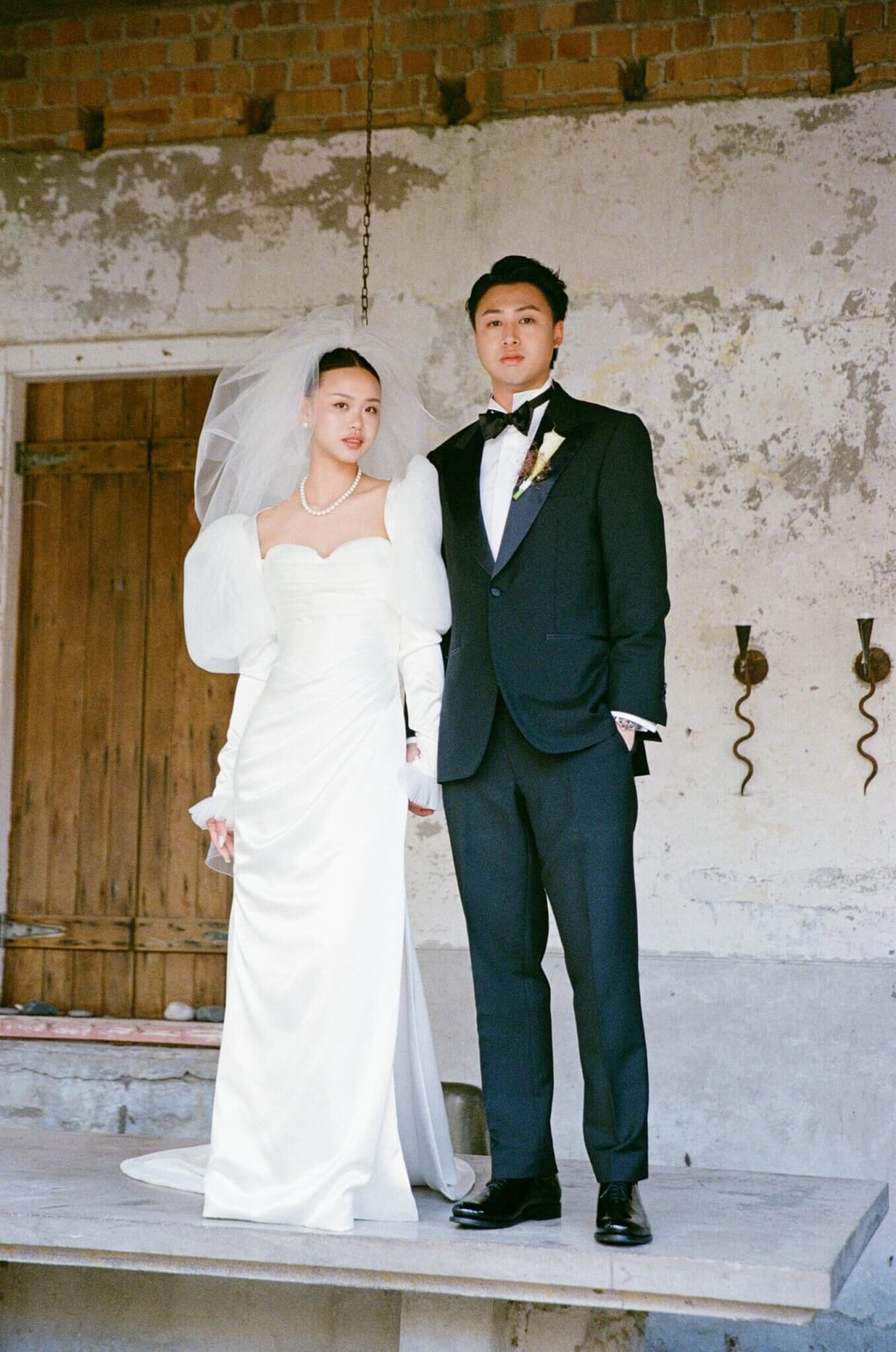 Leila in her Hera Couture gown