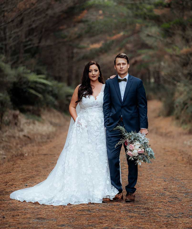 Megan and Guy — Hera Couture real bride
