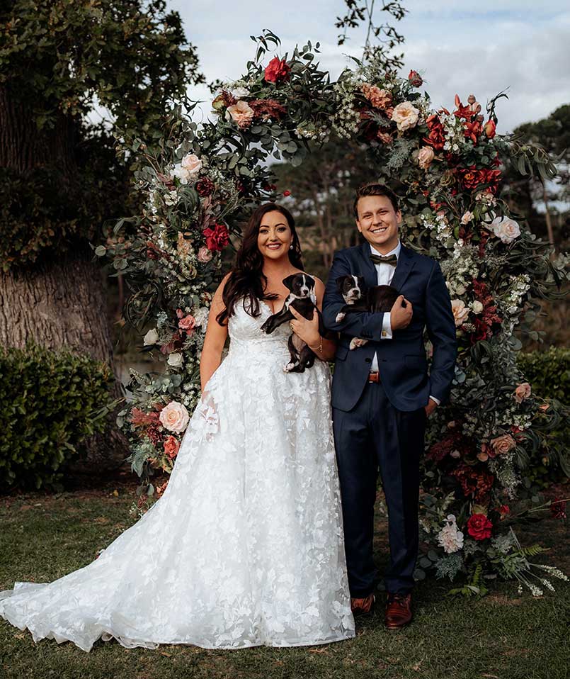 Megan and Guy — Hera Couture real bride