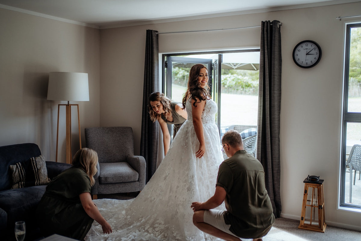 Megan and Guy — Hera Couture real bride