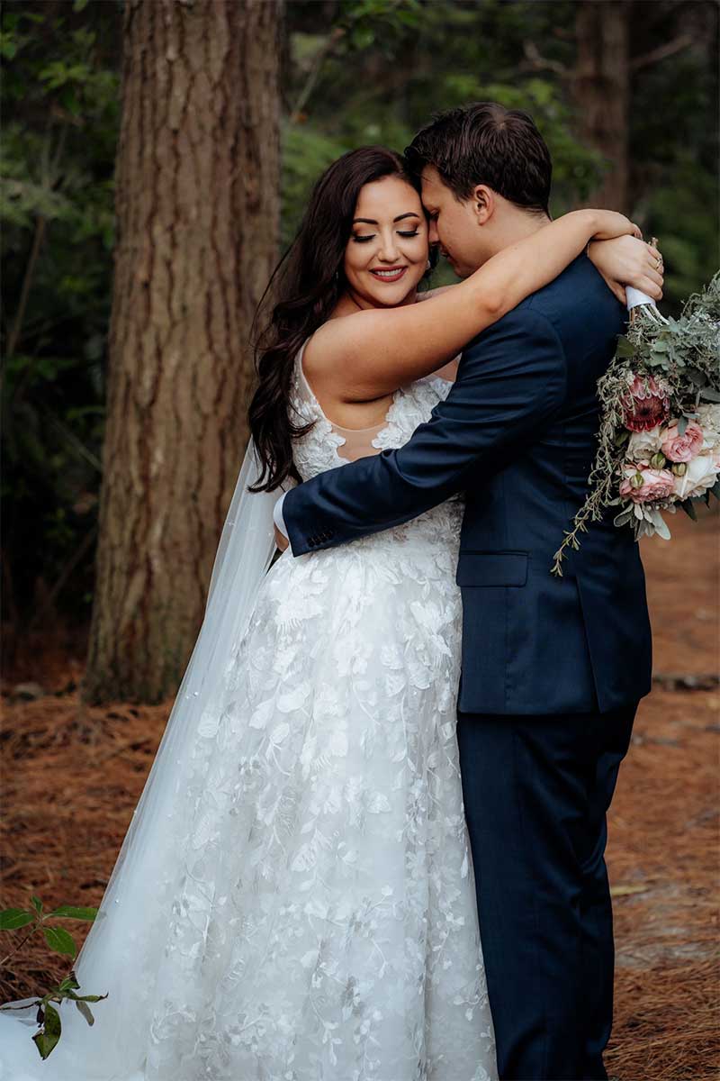 Megan and Guy — Hera Couture real bride