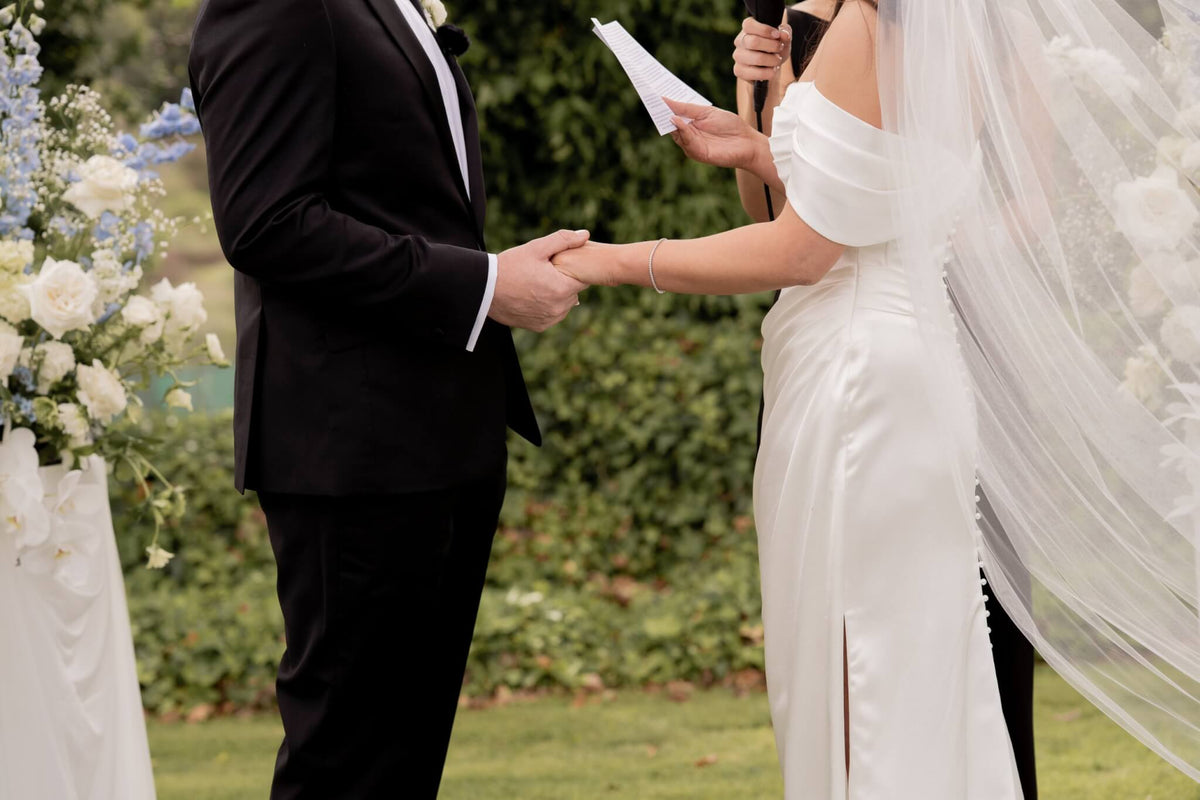 Michelle and Marty — Hera Couture real bride