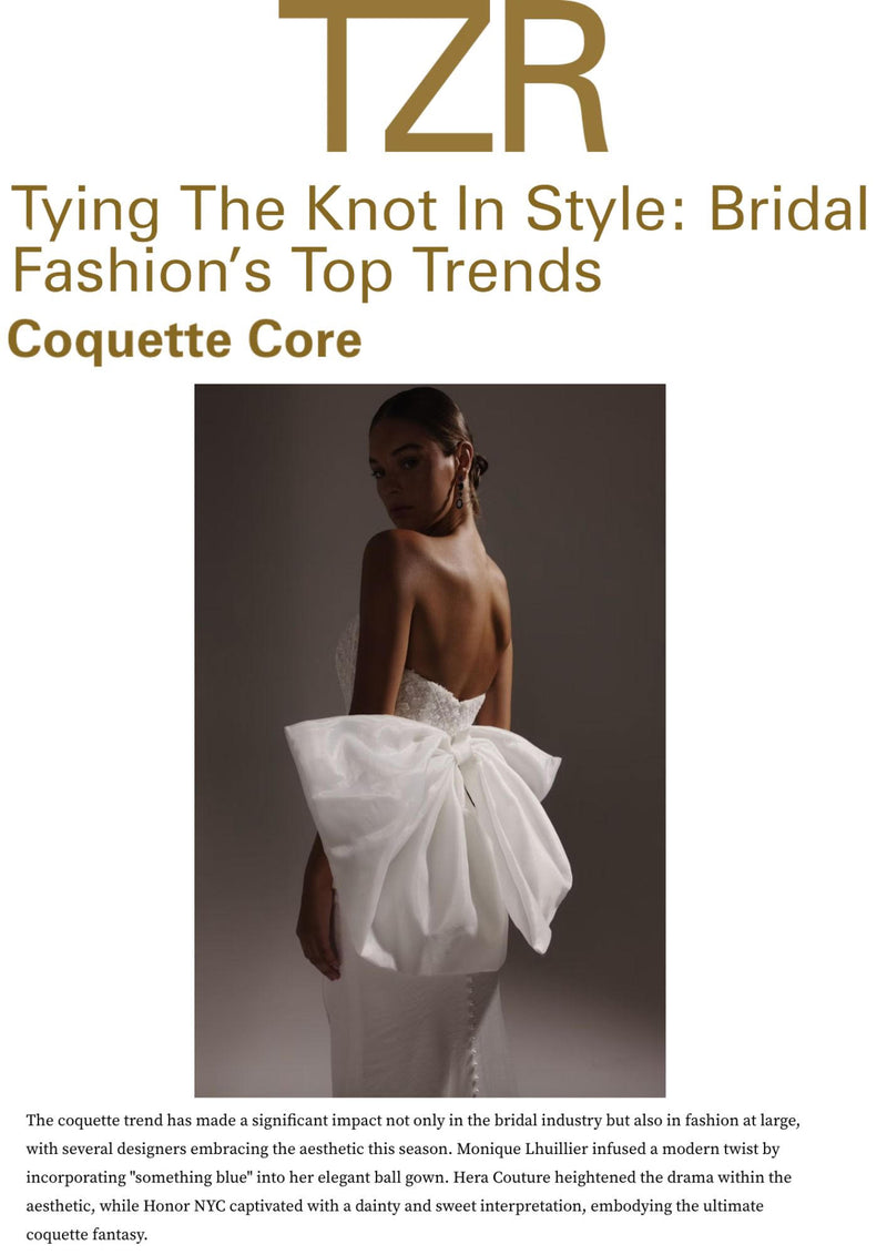 The Zoe Report - Hera Couture is honoured to be in The Zoe Report
