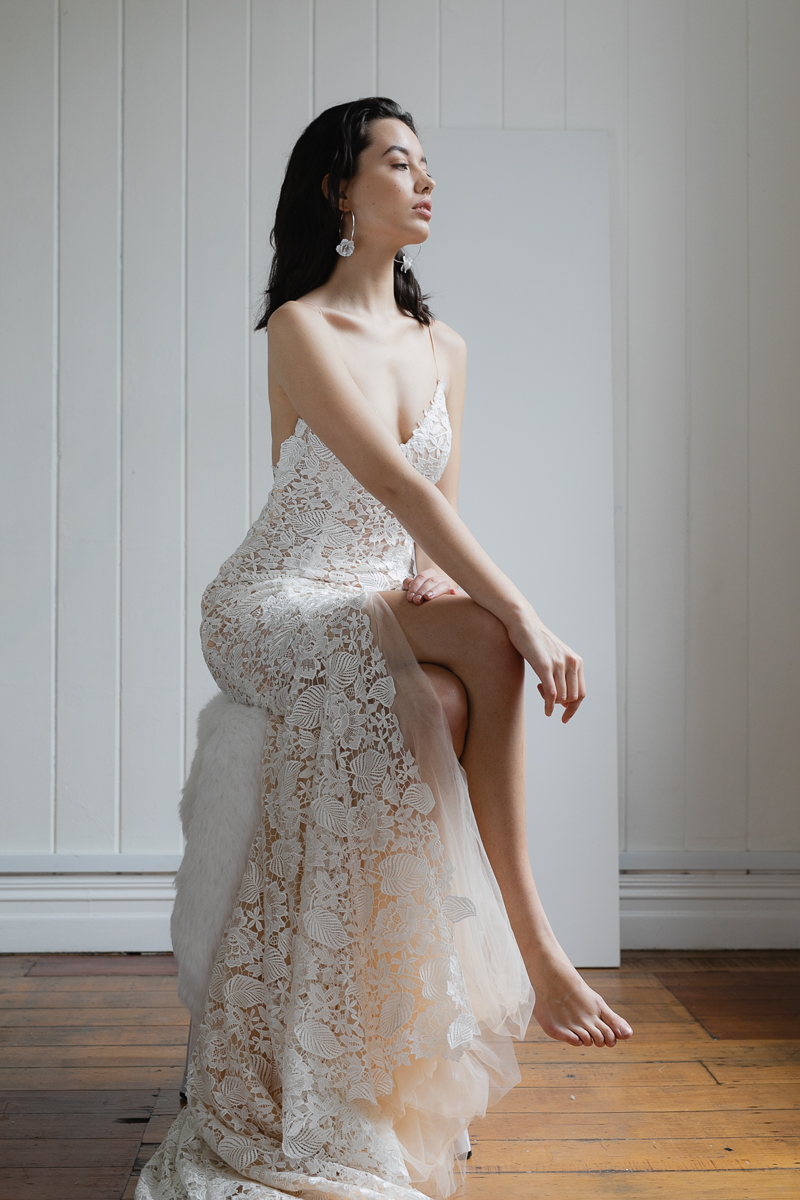 20190902 Hera Couture Corp Studio Day 2 4265Della Pieta Dress Fitted Beaded