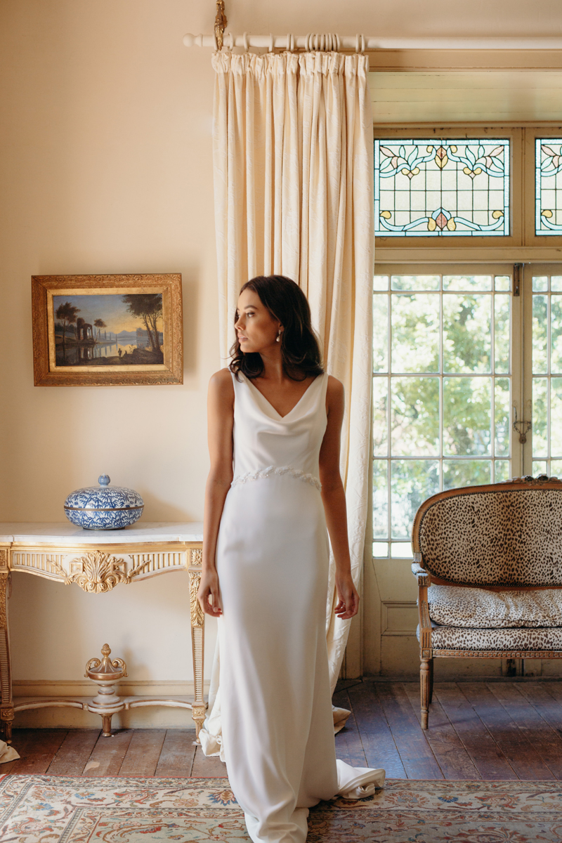 Farrar | Minimalist Wedding Dress | Hera Couture